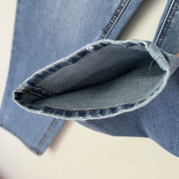 Celebrity Pink Jean Girls Sz 14 Unicorn Embroidery Pink Mid Rise Girlfriend New - Picture 10 of 16